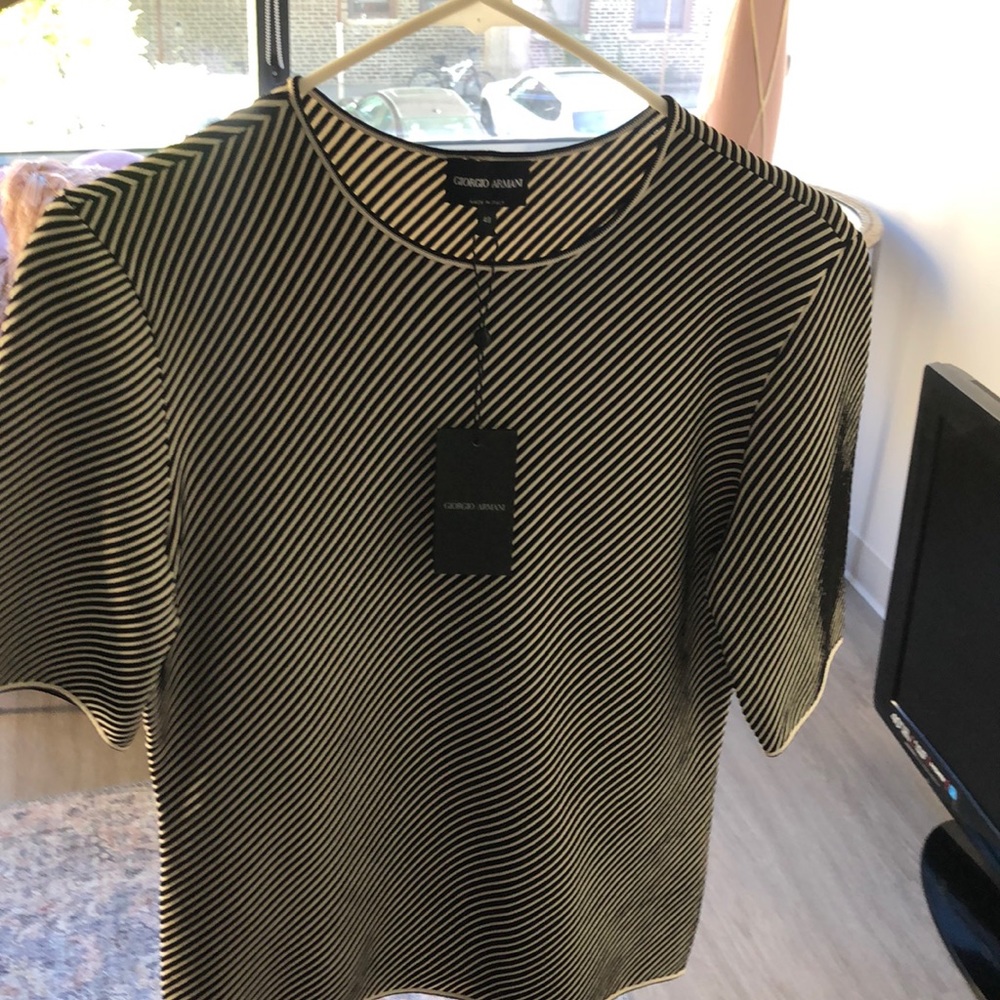 Black and white shirt